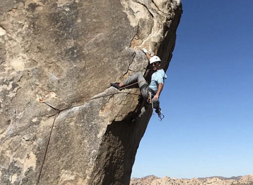 rock climbing
