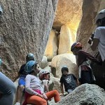 kids in the cave in joshua tree