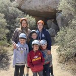 family rock climbing