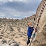 girl's rock climbing